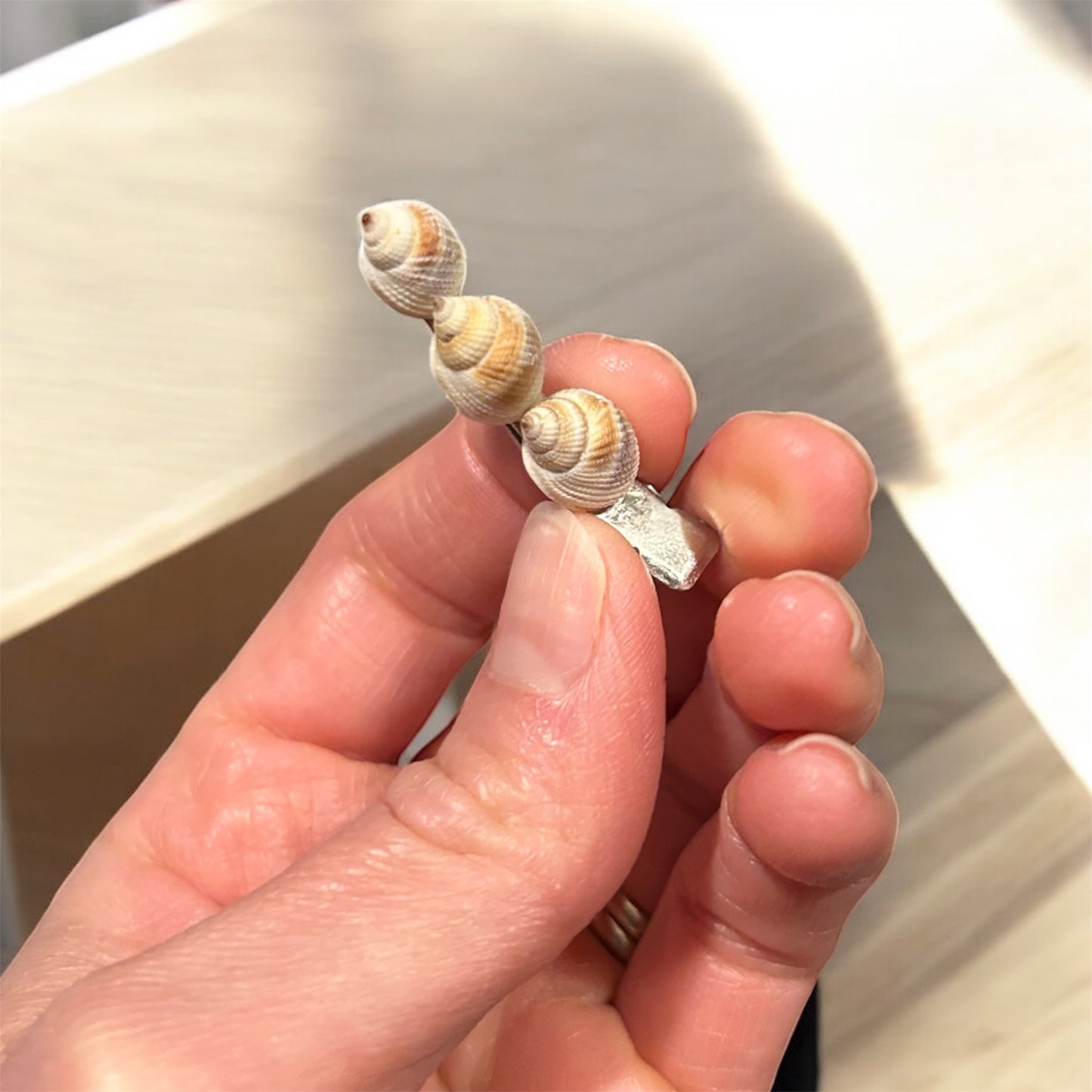 Tide Pool Treasure Hair Clip (Sand)